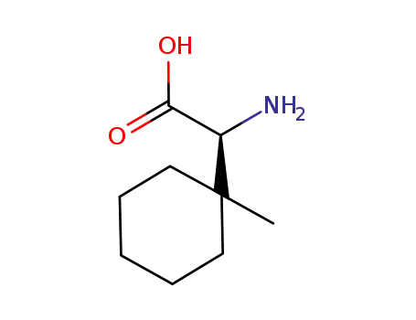 Molecular Structure of 455936-38-6 ((alphaS)-alpha-Amino-1-methylcyclohexaneacetic acid)