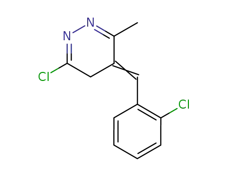 Pyridazine,
6-chloro-4-[(2-chlorophenyl)methylene]-4,5-dihydro-3-methyl-