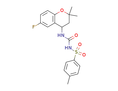 3,4-dihydro-2,2-dimethyl-6-fluoro-4-(4-methylbenzenesulphonylaminocarbonylamino)-2H-1-benzopyran