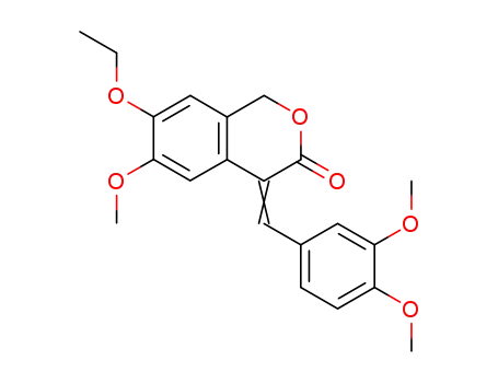 7-ethoxy-6-methoxy-4-(3,4-dimethoxybenzylidene)isochroman-3-one