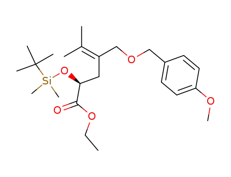 ethyl (2S)-2-<(t-butyldimethylsilyl)oxy>-4-<(4-methoxybenzyloxy)methyl>-5-methyl-4-hexenoate