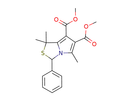 1H,3H-Pyrrolo[1,2-c]thiazole-6,7-dicarboxylic acid,1,1,5-trimethyl-3-phenyl-, 6,7-dimethyl ester