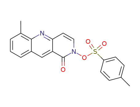 Molecular Structure of 882976-47-8 (2-(4-tosyloxy)-6-methylbenzo[b][1,6]naphthyridin-1(2H)-one)
