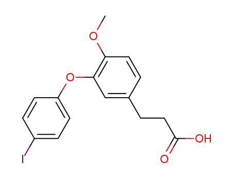 3-[3-(4-Iodo-phenoxy)-4-methoxy-phenyl]-propionic acid