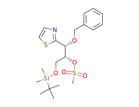 (2R,3R)-3-Benzyloxy-1-tert-butyldimethylsilyloxy-2-methylsulfonyloxy-3-(2-thiazolyl)-1,2,3-propanetriol