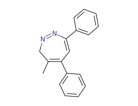 Molecular Structure of 88879-73-6 (3H-1,2-Diazepine, 4-methyl-5,7-diphenyl-)