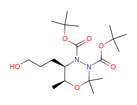 (5R,6S)-5-(3-Hydroxy-propyl)-2,2,6-trimethyl-[1,3,4]oxadiazinane-3,4-dicarboxylic acid di-tert-butyl ester