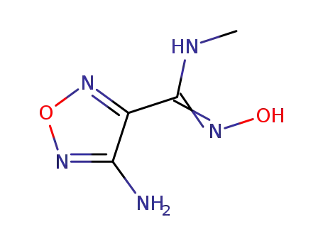 4-amino-3-(N-methyl-N'-hydroxylamidino)-1,2,5-oxadiazole