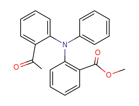 2-<(2-Acetylphenyl)phenylamino>benzoesaeure-methylester