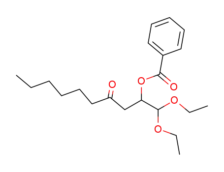 4-Decanone, 2-(benzoyloxy)-1,1-diethoxy-