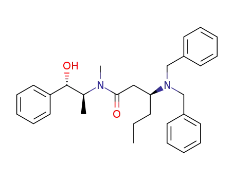 (+)-(1'S,2'S,3S)-3-dibenzylamino-N-(2'-hydroxy-1'-methylethyl-2'-phenyl)-N-methylhexanamide