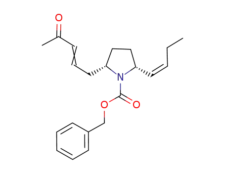 (2R,5S)-N-benzyloxycarbonyl-2-(1-butenyl)-5-(4-oxopent-2-enyl)-pyrrolidine