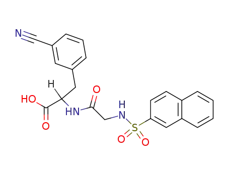 DL-Phenylalanine, 3-cyano-N-[N-(2-naphthalenylsulfonyl)glycyl]-