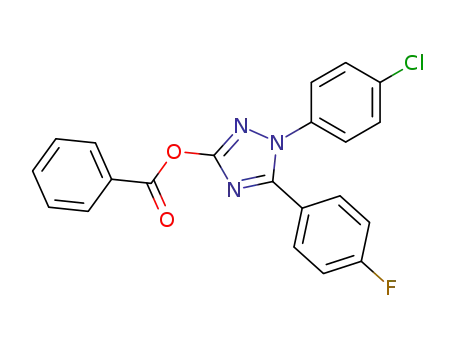 Benzoic acid 1-(4-chloro-phenyl)-5-(4-fluoro-phenyl)-1H-[1,2,4]triazol-3-yl ester