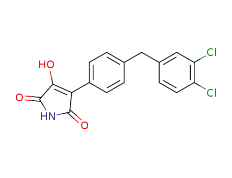4-[4-(3,4-dichlorobenzyl)phenyl]-3-hydroxy-3-pyrroline-2,5-dione