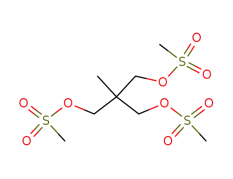 Molecular Structure of 111770-00-4 (1,3-Propanediol, 2-methyl-2-[[(methylsulfonyl)oxy]methyl]-,dimethanesulfonate)