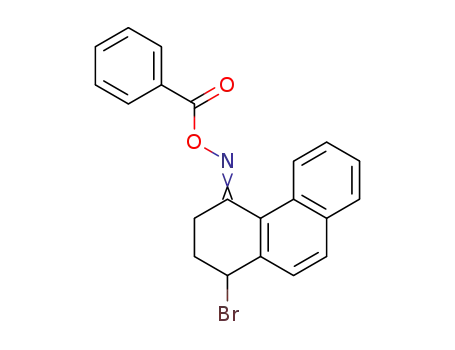 Molecular Structure of 82650-72-4 (1-bromo-4-benzoyloxyimino-1,2,3,4-tetrahydrophenanthrene)