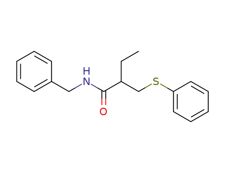 Butanamide, N-(phenylmethyl)-2-[(phenylthio)methyl]-
