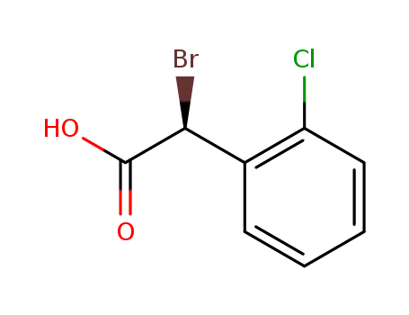 Benzeneacetic acid, a-bromo-2-chloro-