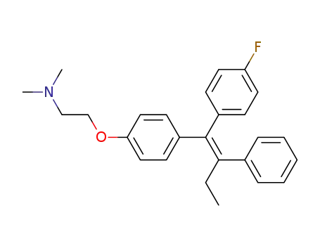 Molecular Structure of 73617-96-6 (4-fluorotamoxifen)