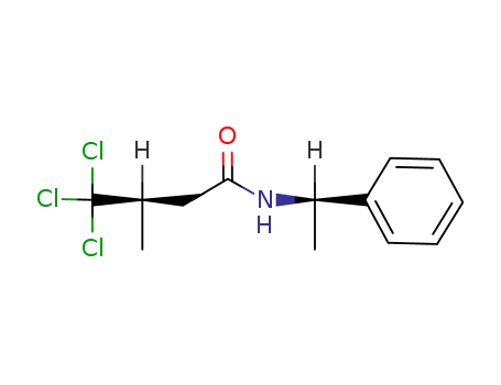 (R,R)-(+)-N-<(1phenyl)ethyl>-3-methyl-4,4,4-trichlorobutanamide