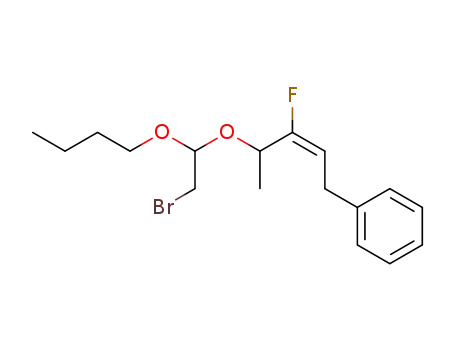 [(E)-4-(2-Bromo-1-butoxy-ethoxy)-3-fluoro-pent-2-enyl]-benzene