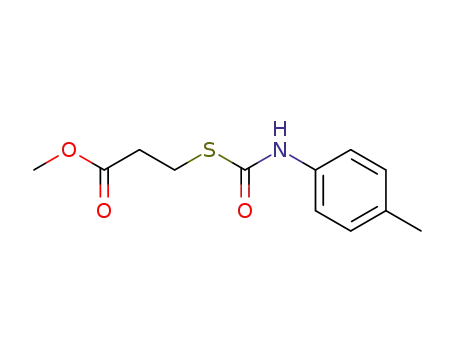 methyl 3-{[(4-methylphenyl)carbamoyl]sulfanyl}propanoate
