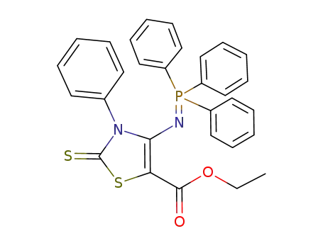 ethyl 3-phenyl-4-{[tri(phenyl)phosphanylidene]amino}-2-thioxo-2,3-dihydro-1,3-thiazole-5-carboxylate