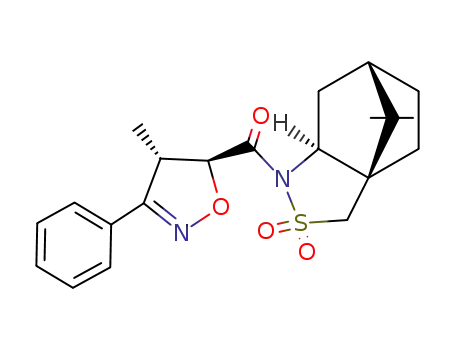 <3aR-<1(4R<sup>*</sup>,5R<sup>*</sup>),3aα,6α,7aβ>>-1-<(4,5-dihydro-4-methyl-3-phenyl-5-isoxazolyl)carbonyl>hexahydro-8,8-dimethyl-3H-3a,6-methano-2,1-benzisothiazole 2,2-dioxide