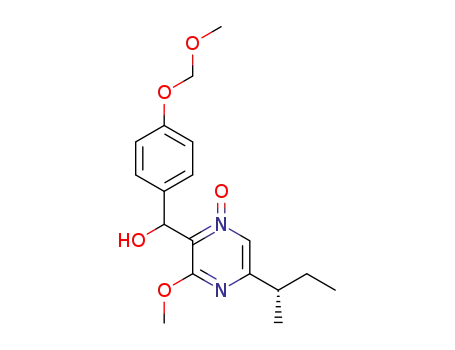 (S)-(+)-6-sec-butyl-3-(α-hydroxy-p-methoxymethoxybenzyl)-2-methoxypyrazine 4-oxide