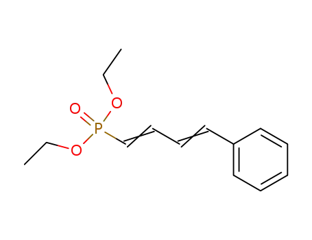 Molecular Structure of 36892-91-8 (Phosphonic acid, (4-phenyl-1,3-butadienyl)-, diethyl ester)