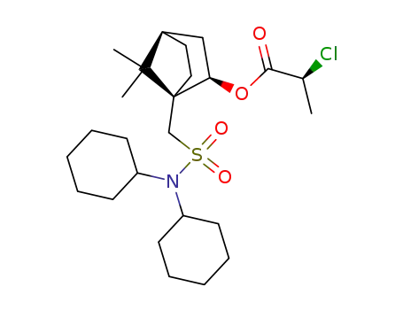 (S)-2-Chloro-propionic acid (1S,2R,4R)-1-[(dicyclohexylsulfamoyl)-methyl]-7,7-dimethyl-bicyclo[2.2.1]hept-2-yl ester