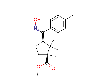 (1S,3R)-3-{(3,4-Dimethyl-phenyl)-[(E)-hydroxyimino]-methyl}-1,2,2-trimethyl-cyclopentanecarboxylic acid methyl ester