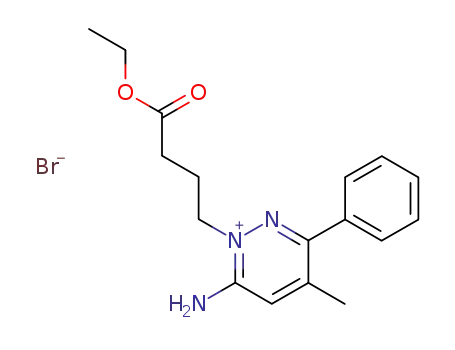 1(6H)-Pyridazinebutanoic acid, 6-imino-4-methyl-3-phenyl-, ethyl ester,
monohydrobromide