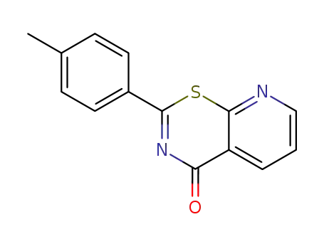 Molecular Structure of 125536-10-9 (p-tolyl-2 (4H) pyrido <3,2-e>-thiazine-1,3 one-4)