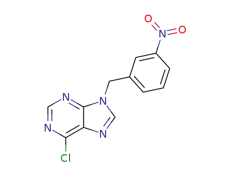 6-chloro-9-(3-nitrobenzyl)-9H-purine