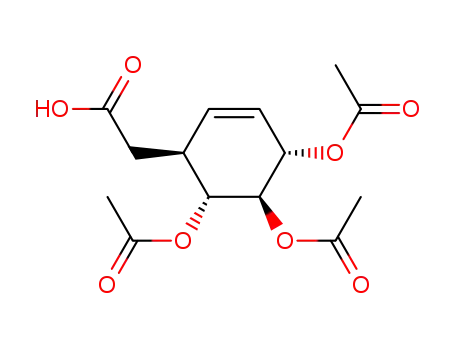 ((1S,4S,5R,6R)-4,5,6-Triacetoxy-cyclohex-2-enyl)-acetic acid