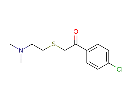 2-<<2-(N,N-dimethylamino)ethyl>thio>-4'-chloroacetophenone