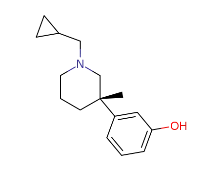 3-((S)-1-Cyclopropylmethyl-3-methyl-piperidin-3-yl)-phenol