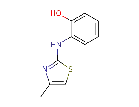 Molecular Structure of 5677-25-8 (2-(2-hydroxyphenylamino)-4-methylthiazole)