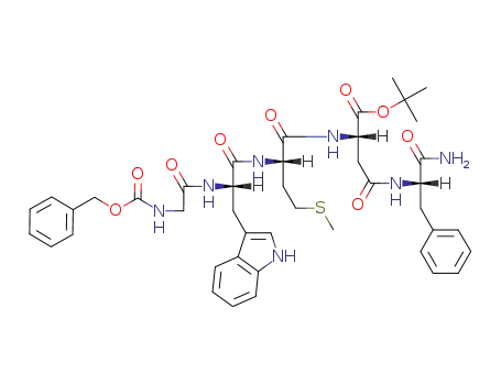 benzyloxycarbonylglycyl-L-tryptophyl-L-methionyl-α-tert-butyl-L-aspartyl-β-L-phenylalanine amide