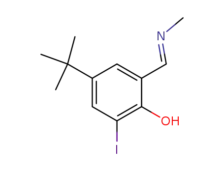 4-tert-Butyl-2-iodo-6-[(E)-methyliminomethyl]-phenol