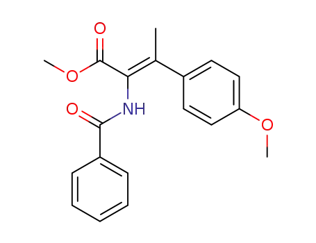 2-Butenoic acid, 2-(benzoylamino)-3-(4-methoxyphenyl)-, methyl ester,
(Z)-