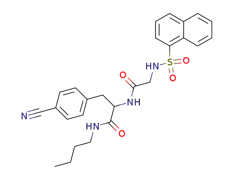 Phenylalaninamide, N-(1-naphthalenylsulfonyl)glycyl-N-butyl-4-cyano-