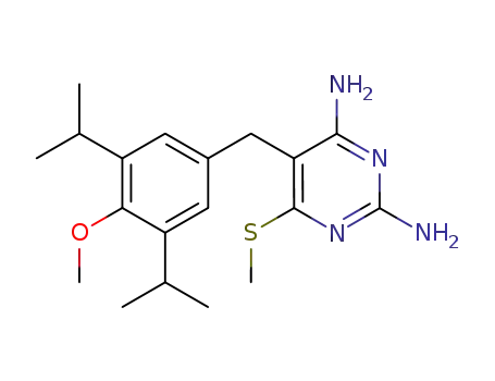 5-(3,5-diisopropyl-4-methoxy-benzyl)-6-methylsulfanyl-pyrimidine-2,4-diamine