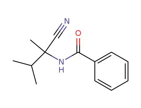 Molecular Structure of 107640-56-2 (N-(2-cyano-3-methylbutan-2-yl)benzamide)
