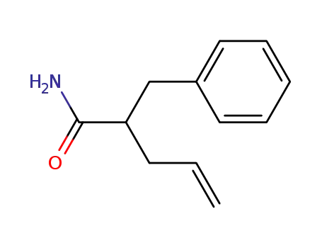 Molecular Structure of 7154-69-0 ((R)-2-BENZYL-PENT-4-ENOIC ACID AMIDE)