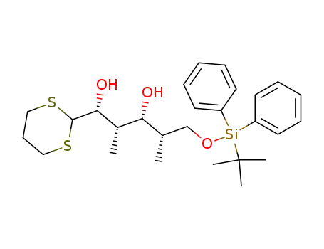 (1R,2S,3R,4S)-5-(tert-Butyl-diphenyl-silanyloxy)-1-[1,3]dithian-2-yl-2,4-dimethyl-pentane-1,3-diol