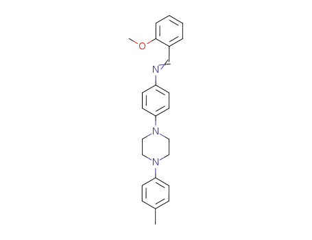 1-(2-methoxyphenyl)-N-[4-[4-(4-methylphenyl)piperazin-1-yl]phenyl]meth animine