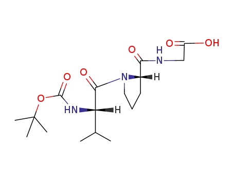 Glycine, N-[1-[N-[(1,1-dimethylethoxy)carbonyl]-L-valyl]-L-prolyl]-